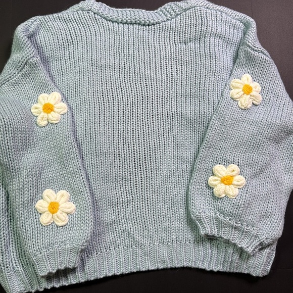 Arula Blue Daisy plus size 3X Cardigan NWT - Picture 6 of 9